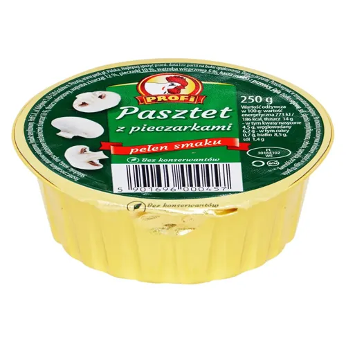Паштет Profi з курячим м'ясом та грибами 250г