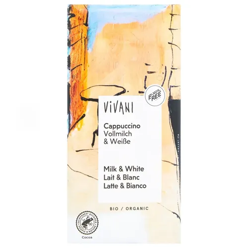 Шоколад Vivani молочний органічний з капучіно 100г