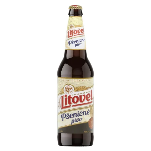Пиво Litovel Pseniczny світле нефільтроване 4,7% 0,5л