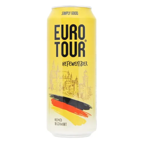 Пиво Eurotour Hefeweissbier світле 5% 0,5л