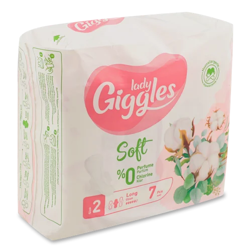Гігієнічні Прокладки Ultra Long Soft, 7шт, Giggles Lady
