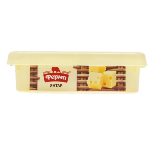 Сир плавлений 60% пастоподібний Янтар Ферма п/у 160г