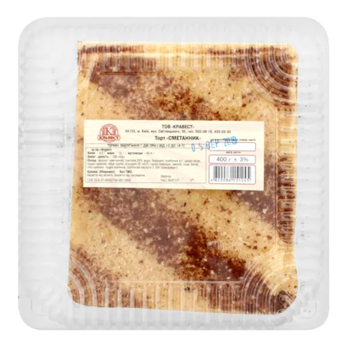 Торт Кравест Сметанник в блистере