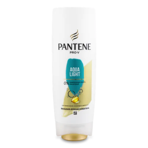 Бальзам-ополіскувач Для Волосся Тонкого І Схильного До Жирності Aqua Light Pantene Pro-V, 200мл