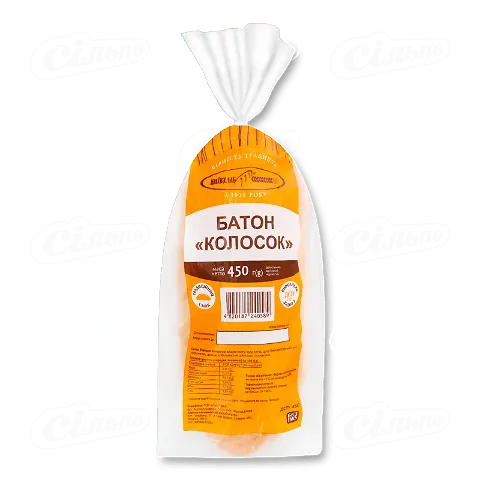 Батон «Київхліб» «Колосок» 450г, бух