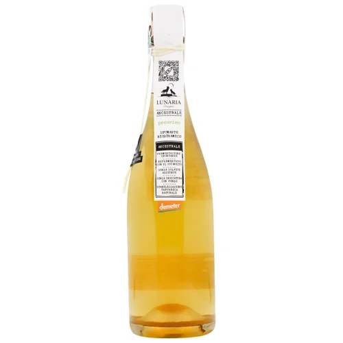Вино ігристе Lunaria Pecorino брют натюр біле 12,5% 0,75л