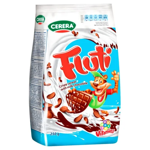 Сухий сніданок Cerera Fluti шоколад 250г