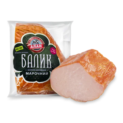 Балик Варено-Копчений Марочний Алан, 1 кг