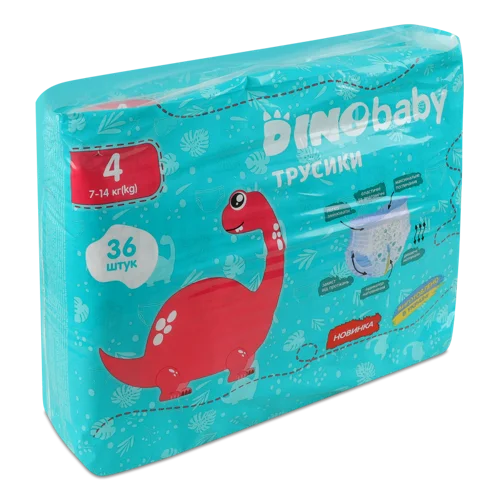 Дитячі Трусики-підгузники 7-14 кг Dinobaby, 36 шт, в/ґ