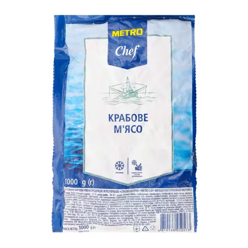 MC КРАБ М'ЯСО СОКОВ КРАБ 1КГ