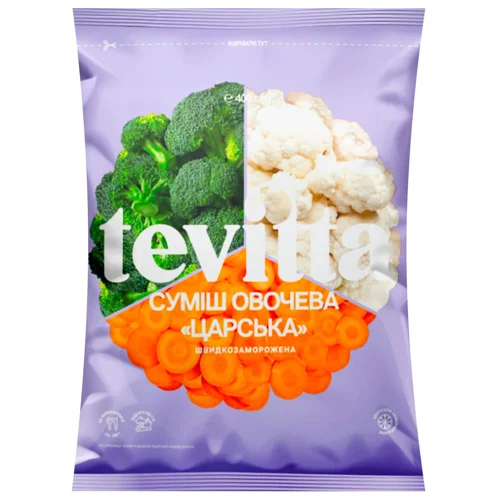 Суміш овочева Tevitta Царська 400г