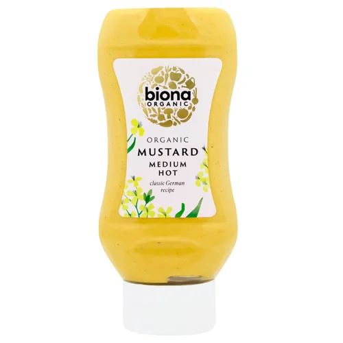 Гірчиця Biona Organic середньо-гостра 320г