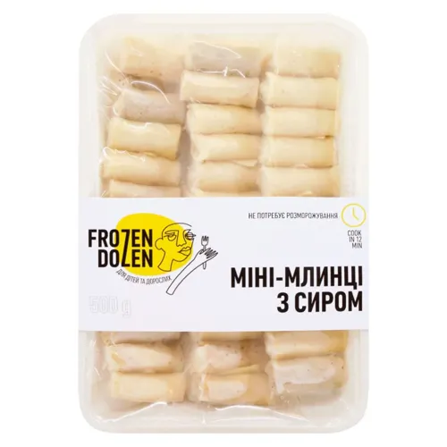 Млинці Frozen Dozen Міні з сиром 500г