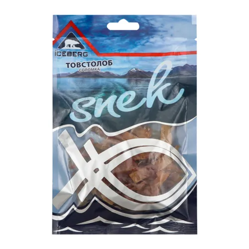 Товстолоб соломка солоно-сушений Snek Iceberg м/у 50г