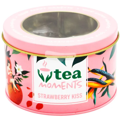 Чай зелений Tea Moments Чай Полуничний Поцілунок байховий 30г
