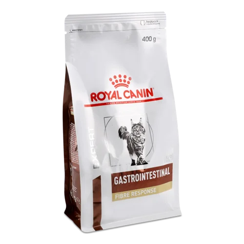 Корм сухий повнораціонний для дорослих котів Fibre Response Gastrointestinal Expert Royal Canin, в/ґ, 400г
