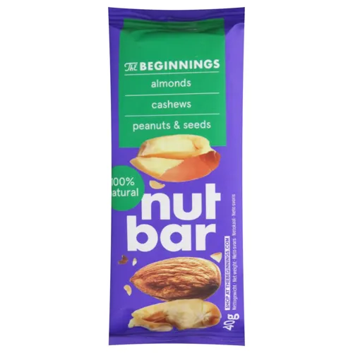 Батончик The Beginnings горіховий з насінням 35г