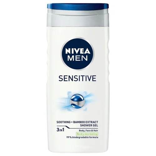 Гель для душу Nivea Men Sensitive 3в1 500мл