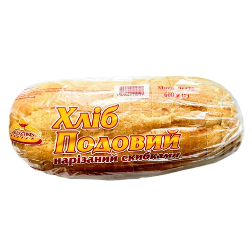 Хліб Bulochkin Подовий нарізаний 600г
