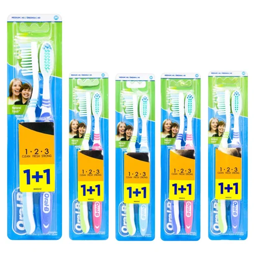 Зубна щітка Oral-B Природна свіжість ceредня 2шт