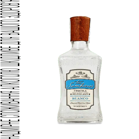 Текіла Tres Sombreros 100% Agave Blanco, 0,7л