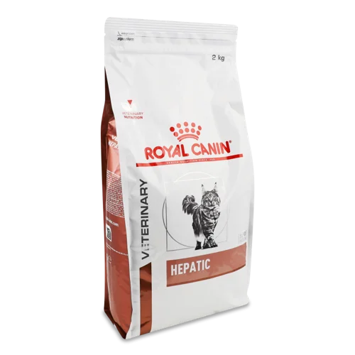 Корм сухий повнораціонний дієтичний для дорослих котів Hepatic Veterinary Royal Canin, в/к, 2кг