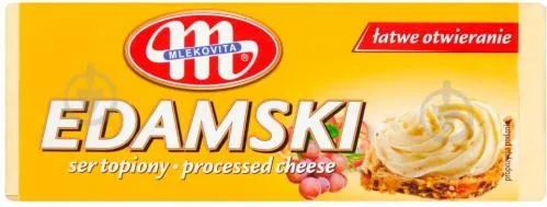 Сир плавлений Млековита Мазовецький Едамський 60%, 100г