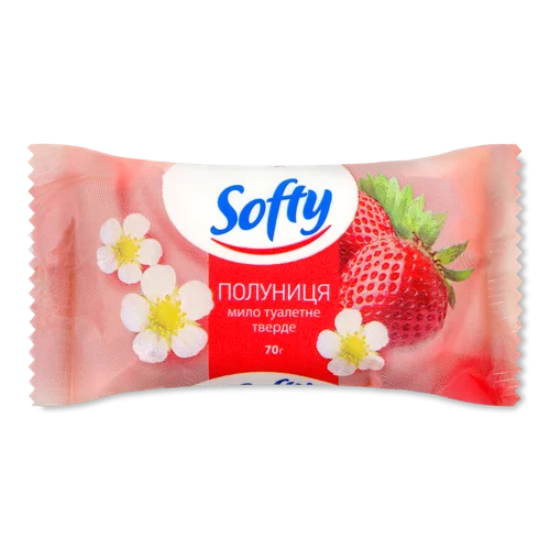 Туалетне Мило Клубника Softy, Тверде, 70г