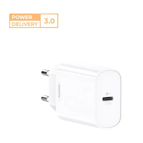 Зарядний пристрій Remax Jane Series 20W PD Fast Charger White RP-U70