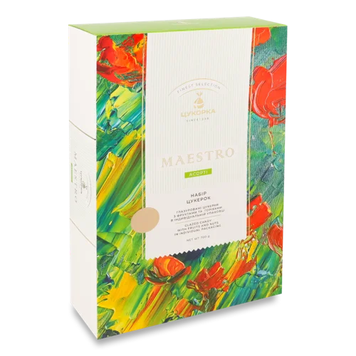 Цукерки Maestro Асорті, Вищого Ґатунку, Картонна Упаковка, 700г