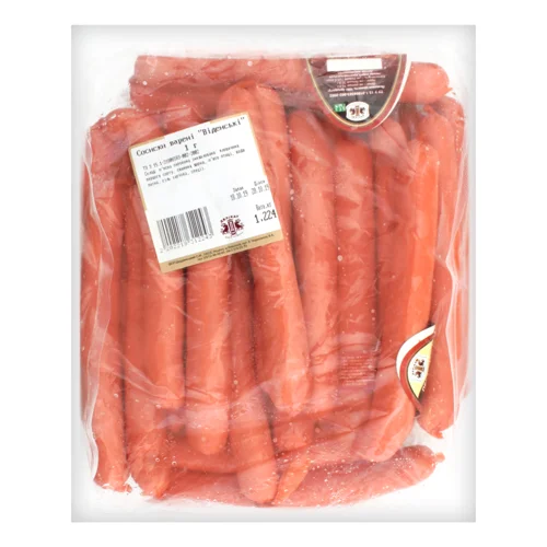 Сосиски Варені Першого Ґатунку Віденські, кг