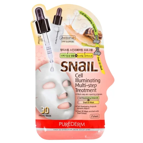 Маска Purederm 3D тканевая для лица