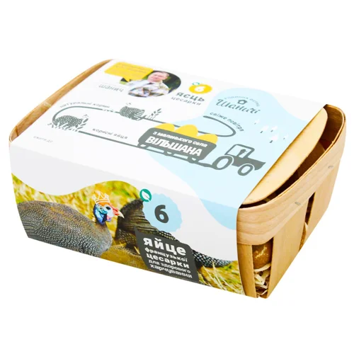 Яйця цесарки Шаничі харчові 6шт