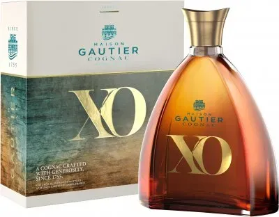 Коньяк Gautier XO 0.7л 40% в подарковій упаковці