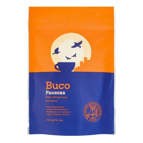 Кава натуральна розчинна Ранкова Buco д/п 55г