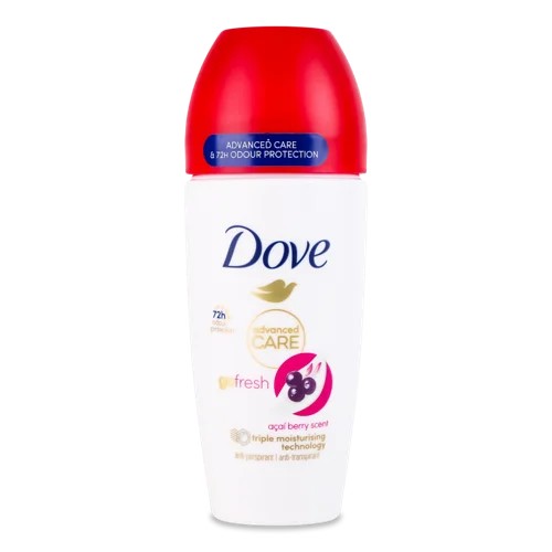 Антиперспірант Кульковий Dove Go Fresh Advanced Care Acai Berry Смак 50мл