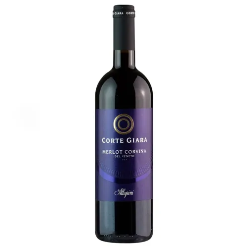 Вино Corte Giara Merlot Corvina червоне сухе 12.5% 0,75л