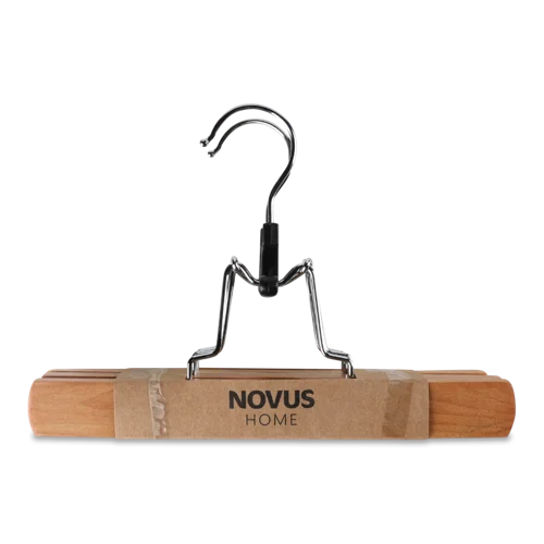 Набір Вішаків Для Брюк Дерев'яних 25см №803301A Novus Home 2шт
