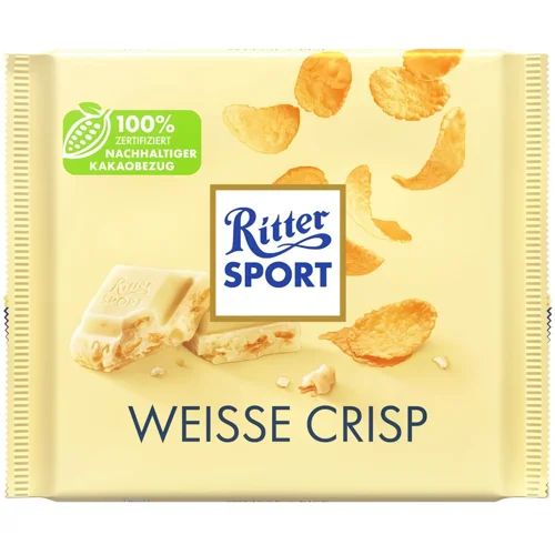 Шоколад білий Ritter Sport Weisse Crisp 250г