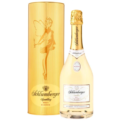 Вино ігристе Schlumberger Sparkling Brut Gold Edition біле брют 12% 0.75л