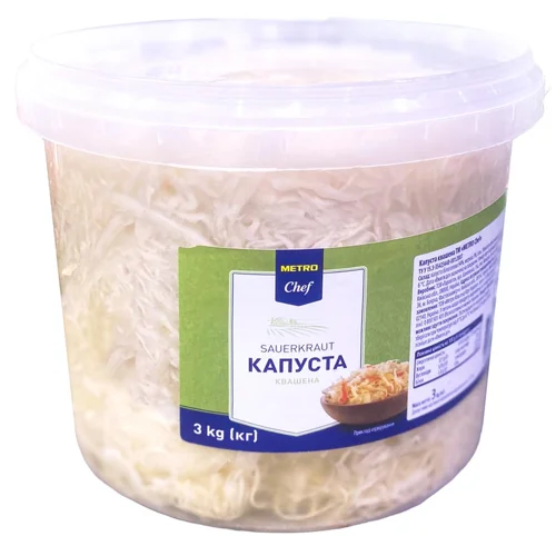 Капуста Metro Chef квашена 3кг