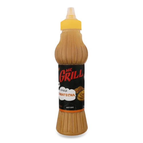 Гірчиця Делікатесна Mr.Grill, вищого ґатунку, п/пл 450г