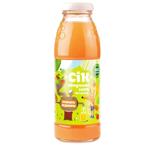 Сік Екомарка яблучний 0,3л