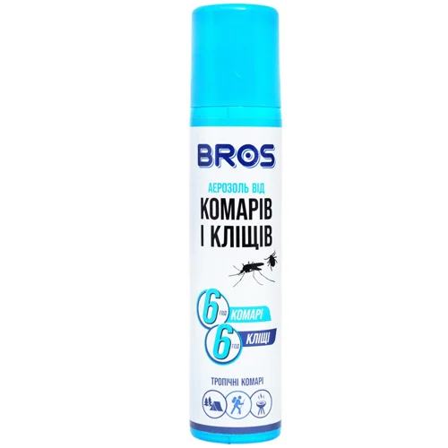 Аерозоль Bros від комарів та кліщів 90мл
