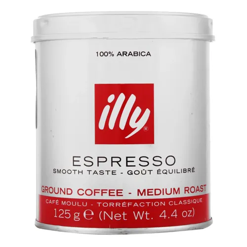 Кава мелена Espresso Illy з залізній банці 125г