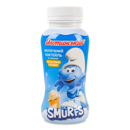 Молочний Коктейль 2.5% Ультрапастеризований Вершковий Пломбір, п/пл 185г