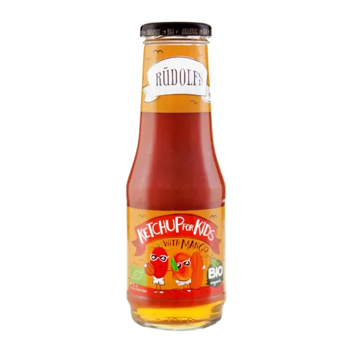Кетчуп Rudolfs органічний для дітей з манго 320г х6