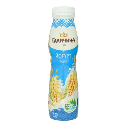 Йогурт 2.5% Злаки Галичина 350г