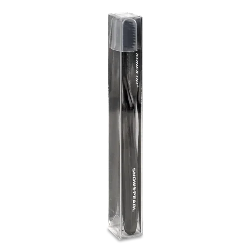 Зубна Щітка Ультрам'яка Чорна Konex HD Snow Pearl, 1шт