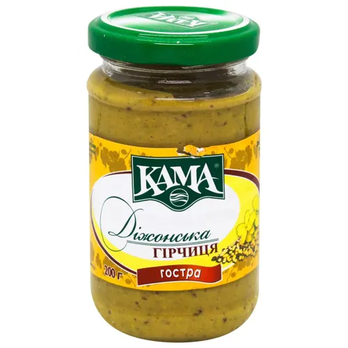 Гірчиця Кама Діжонська гостра 200г